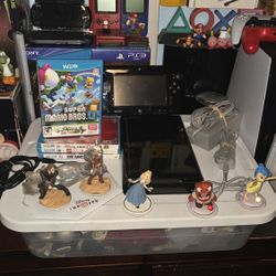 Nintendo Wii U Super Mario Bros And Disney Infinity Bundle