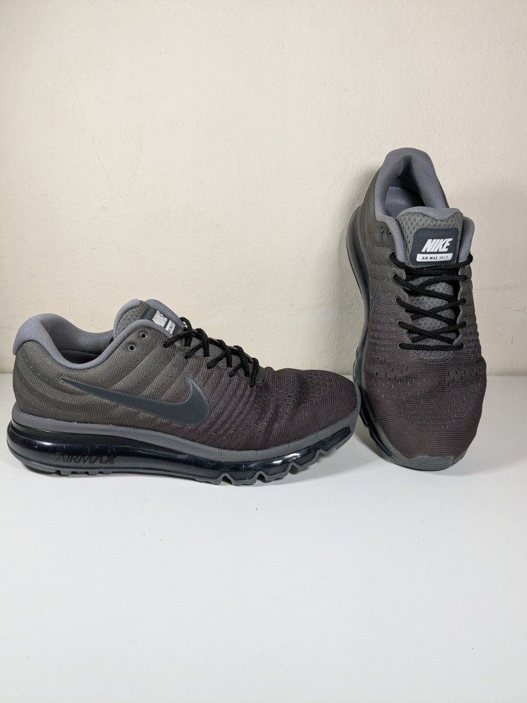 Nike Air Max 2017 Men's Size 9 'Cool Grey' Sneakers 849559-008