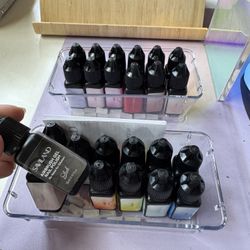 Saviland 24pcs Nail Airbrush Paint