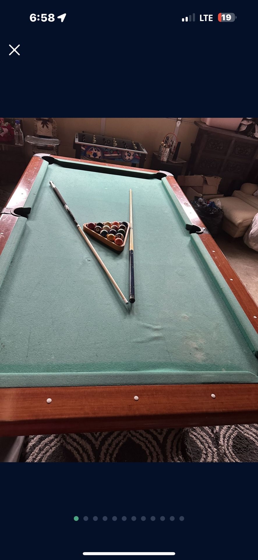 Pool Table & Man Cave Decor Taking All Offers