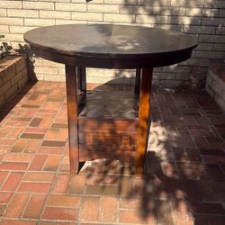 Tall Wooden Table