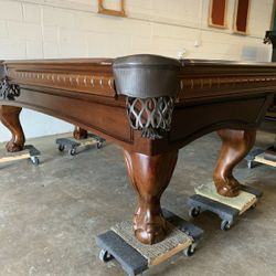 Savannah Pool Table and Billiard Table **7 foot or 8 foot**