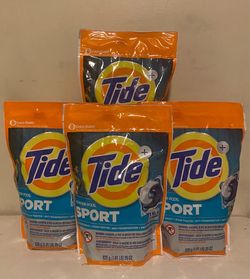 Tide Power Pods Sport Laundry Detergent – 4 Bags