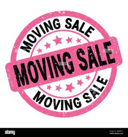 Moving sale