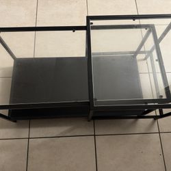 Glass Table (black Frame)