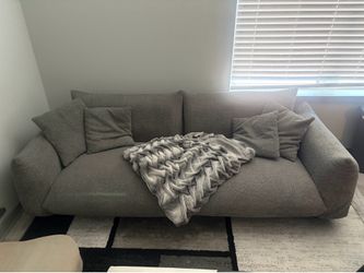 Modern, Low-Profile Love Seat