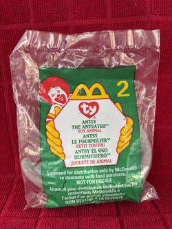 1999 McDonalds  TY Beanie Baby “Antsy The Anteater” #2
