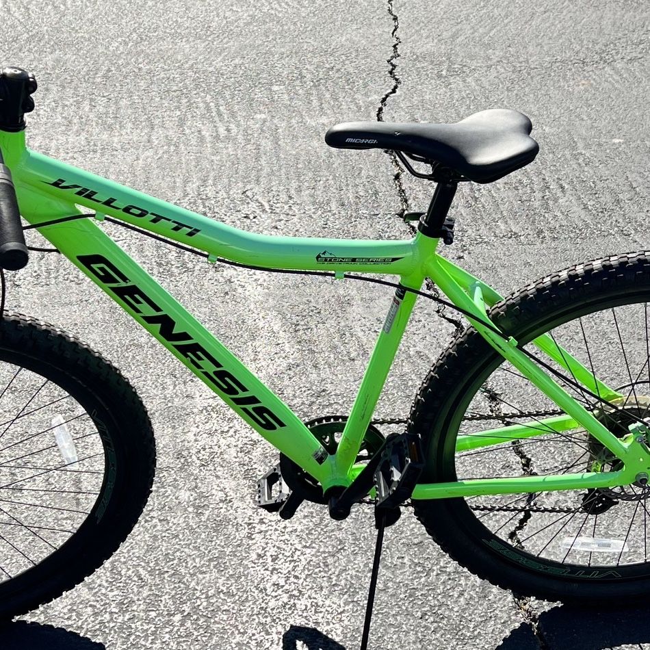 Genesis 27.5 in. Men s Villotti Mountain Bike Green for Sale in Fontana CA OfferUp
