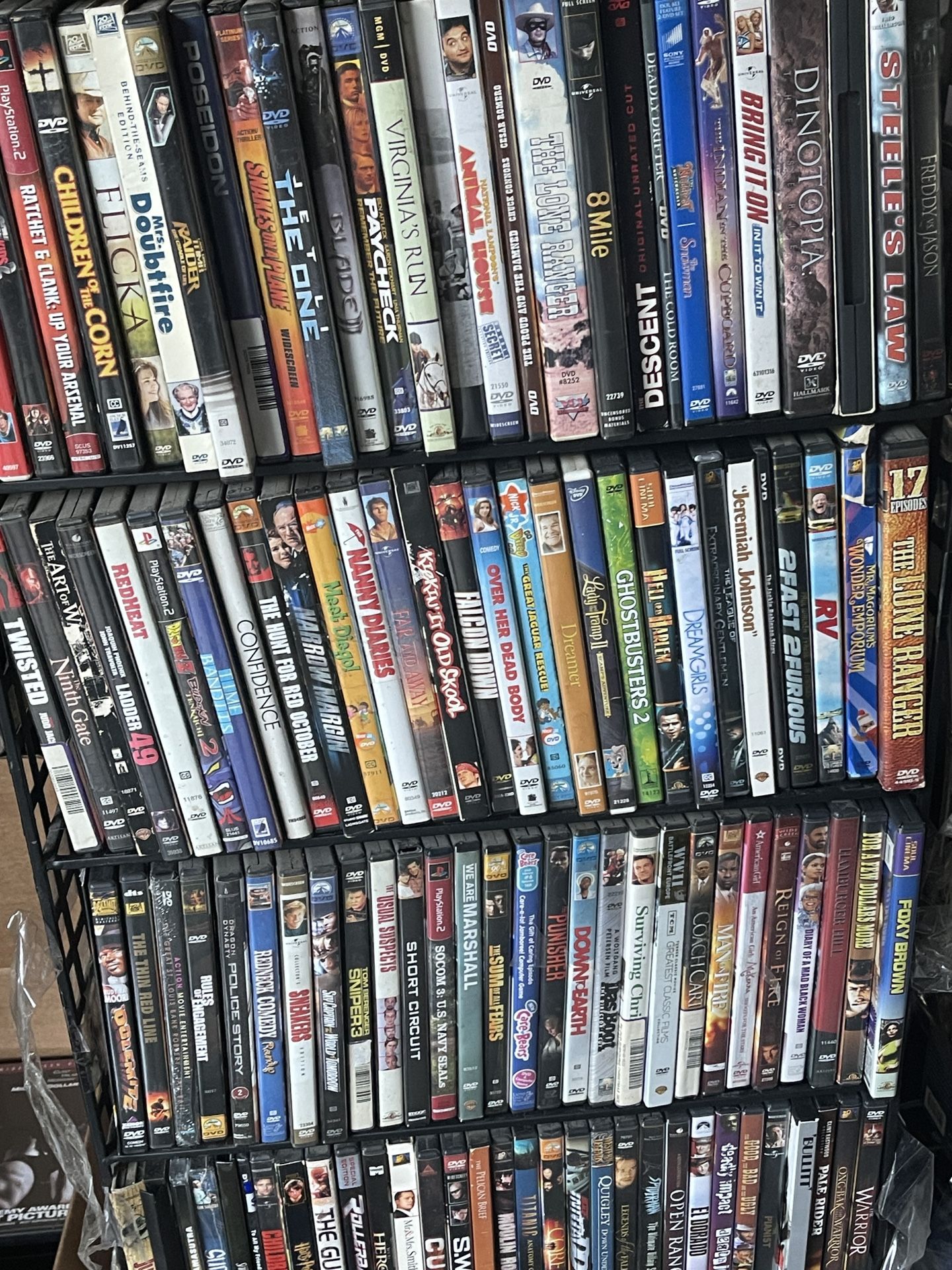 15 Wholesale lot dvd movies assorted bulk Video Dvds CHEAP $3 each