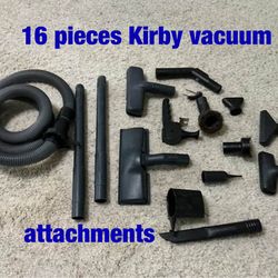 16  pcs.  Kirby  vacuum  attachments  -  $75