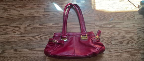 B Makowsky Red Handbag