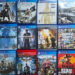 PS4 Games - EXCELLENT CONDITION!