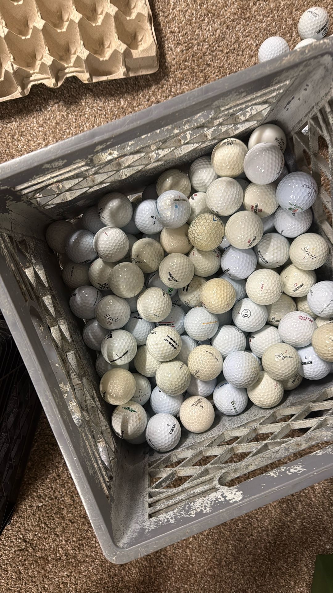 140 Assorted Golf Balls