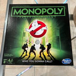 BRAND NEW: Ghost Buster Monopoly Board Game 
