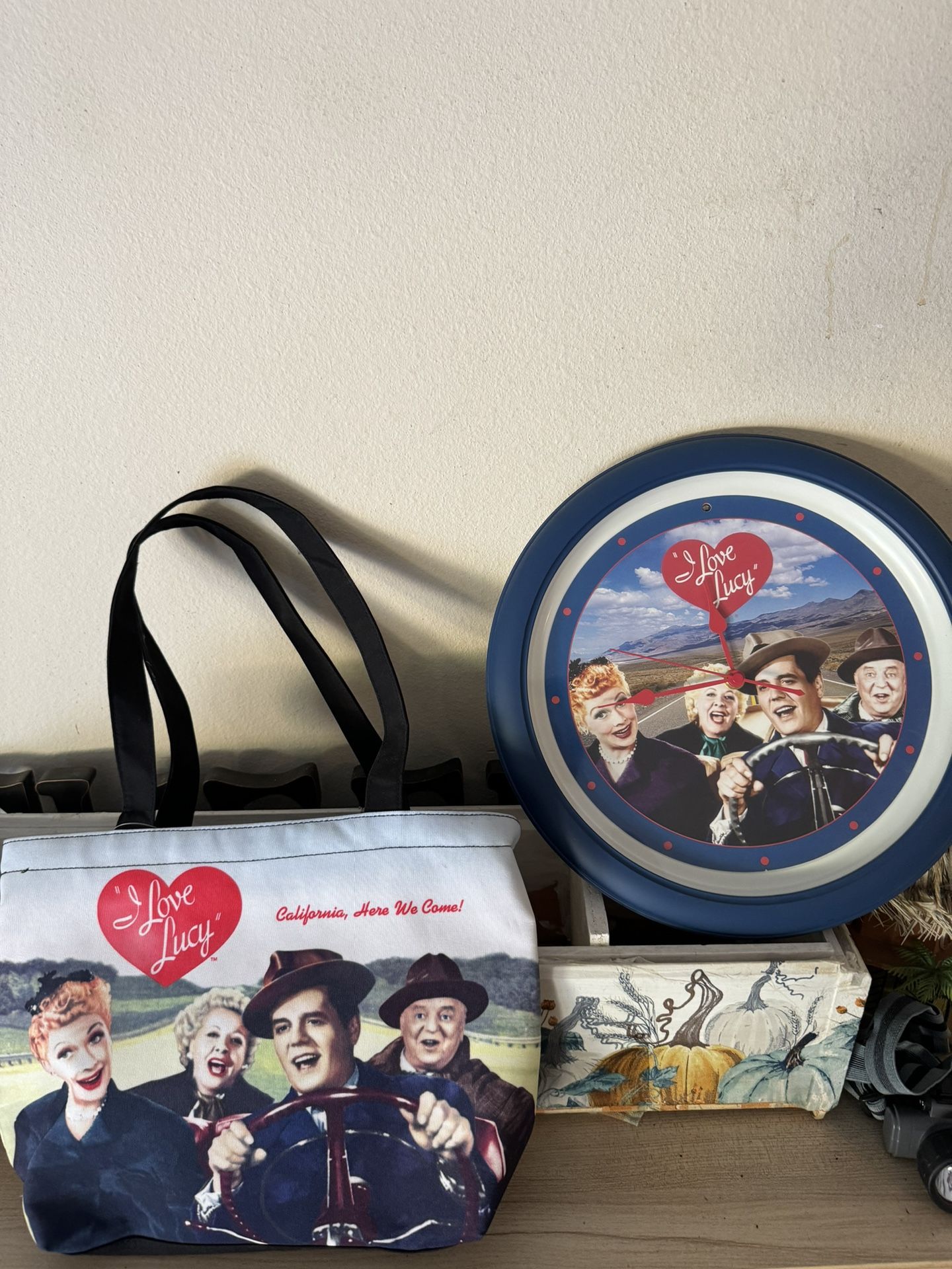 I Love Lucy Clock Bag