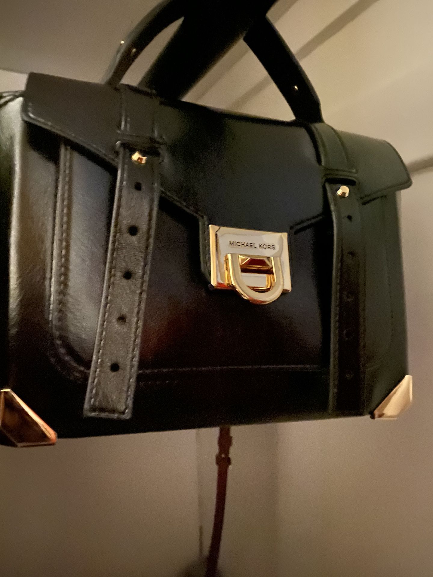 Michael Kors Black And Gold With Wallet