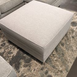 Brand New Oversize Ottoman  Gray