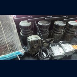 6 Cellular Trail Cams – 4 Stealth 360 + 2 Spypoint L2 w/ 4 Solar Power Boxes – $500 OBO
