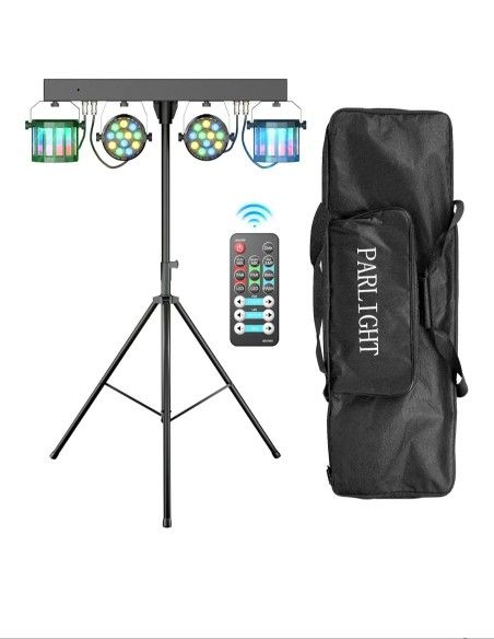 5 in 1 Dj Lights with Stand 5.9ft,Led Dj Par Lights