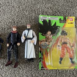 Anime Action Figure Lot 