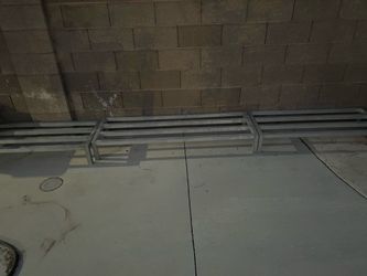 Metal racks.