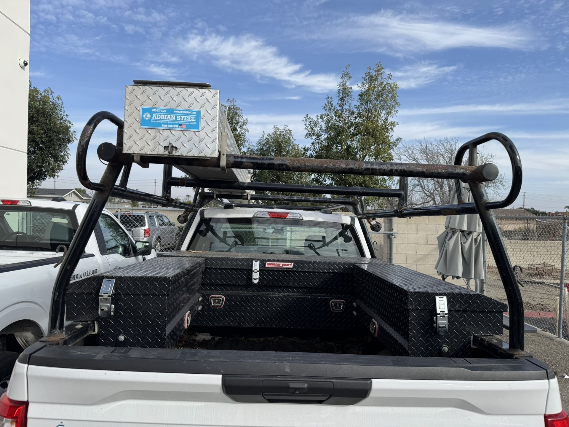 Ladder rack With Tool Box And Conduit Box For Sale