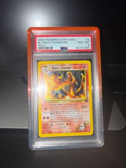 Pokemon PSA 8 Blaine's Charizard