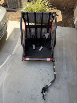 Bike trailer kids double