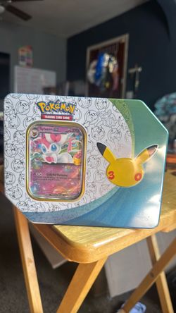 Pokémon TCG Sylveon EX Celebrations Tin
