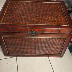 Rattan, Wicker Blanket, Storage Container