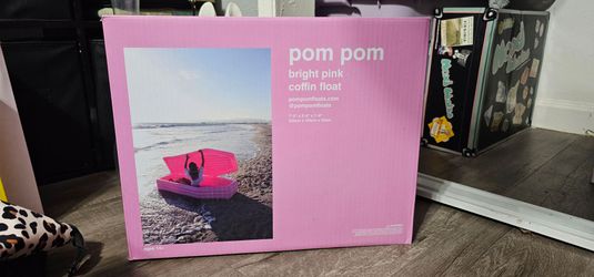 Pom Pom Pink  Coffin Float