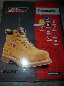 Genuine Dickies JobRated Maxx Waterproof Steel Toe Work Boots for