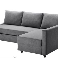 Sleeper sectional,3 seat w/storage, Skiftebo dark gray
