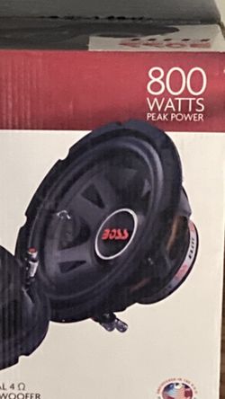 BOSS SUBWOOFER 10 Inches ๐ 800 WATTS MAX POWER BASS FOR CAR TRUNK TRUCK RV BOAT BUMP FOR THE LADIES HOUSE RIDE HOME