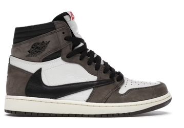 Jordan 1 Retro High OG SP Travis Scott Mocha Size 10, 10.5