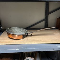 vintage copper frying pan/skillet