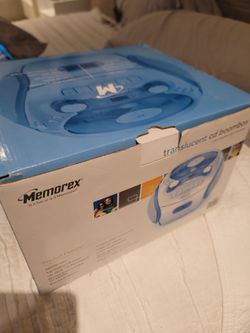 Memorex MP3226 Translucent CD Boombox with Cassette Player/Recorder