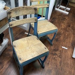 Vintage Toddler Chair - Pair