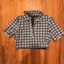 Zara Women’s 70s Crop Top