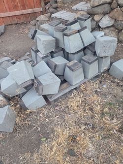 Concrete cement piers