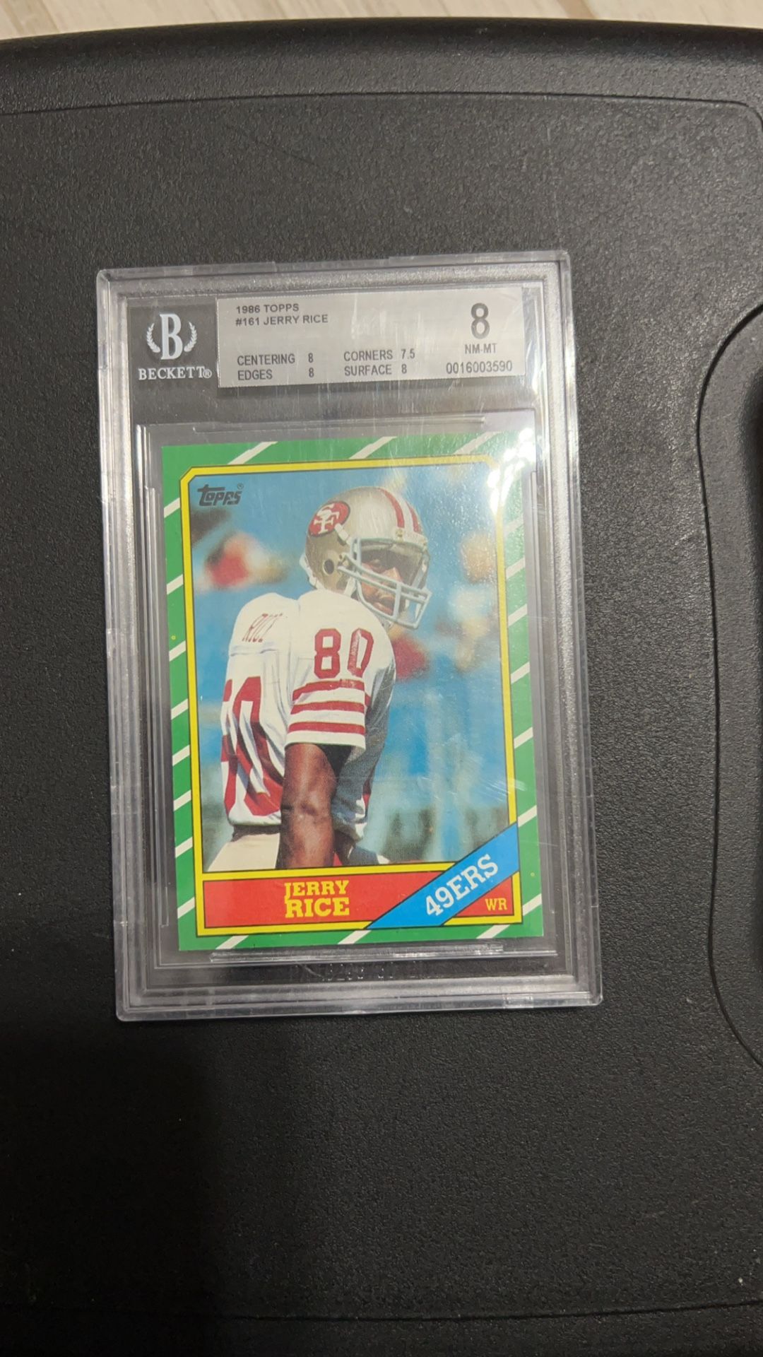 49ers Jerry Rice Rookie Card