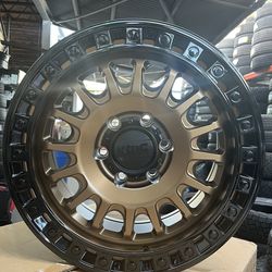 18” kmc ims bronze face blk lip 6x139