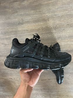 Versace all Black Men shoes