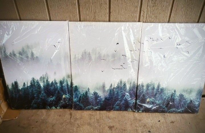 New Gorgeous Mystical Painting Still In Plastic