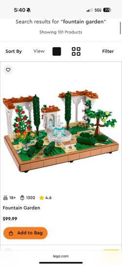 LEGO Botanical Garden Building Set