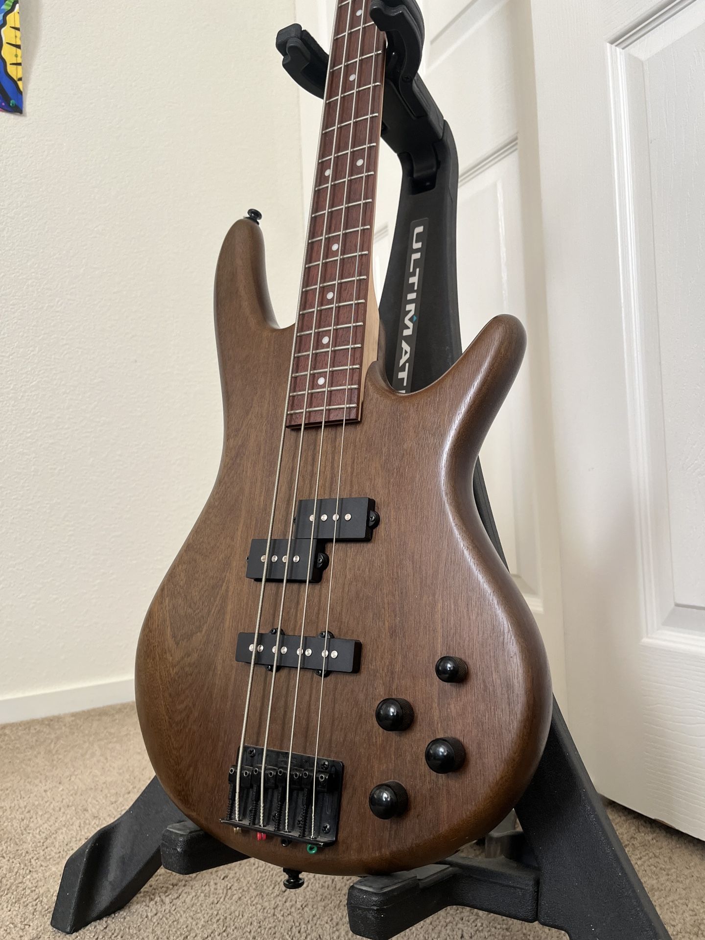 Ibanez GSR200 4-String Electric Bass Flat Walnut Rosewood fretboard