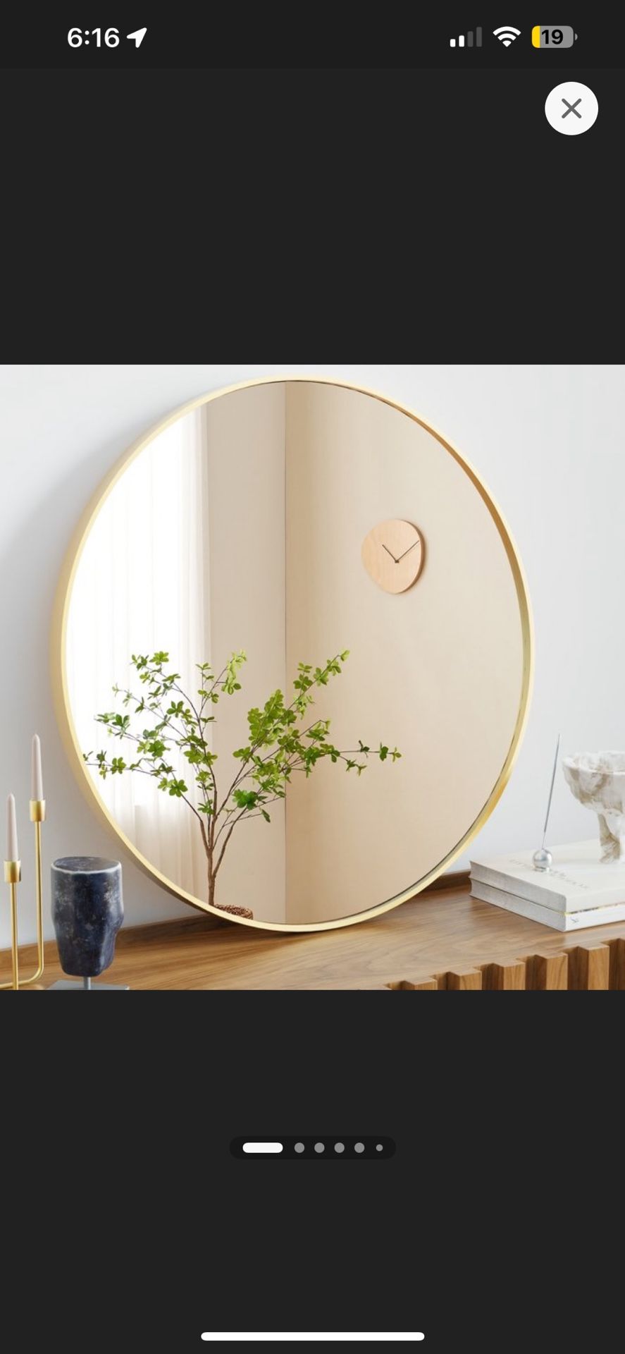 New mirror