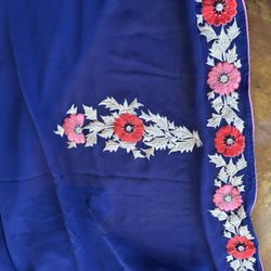 Brand New Saree - With Blouse Piece - Chiffon