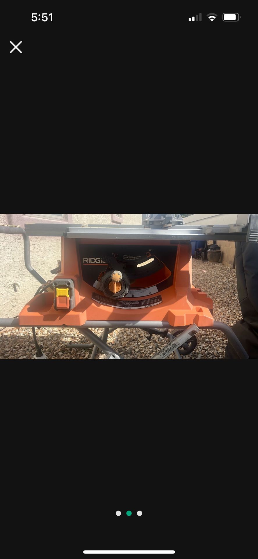 10 Inch Rigid Table Saw