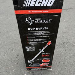 ECHO 56V Cordless String Trimmer & Blower Combo Kit | 16” Trimmer | 151 MPH 526 CFM | Battery & Charger Included